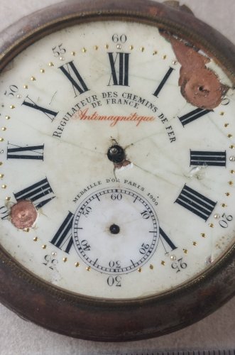 Ancienne montre gousset régulateur des chemins de fer de France ^