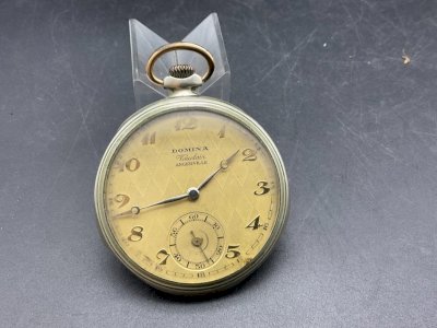 Antique regulator pocket watch DOMINA.