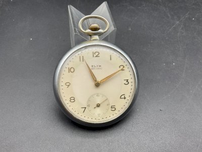 Old ELIX regulator pocket watch.