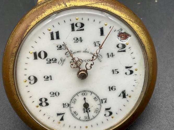 Ancienne Montre Gousset régulateur la reine des montres Besançon.