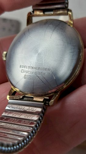 Ancienne montre mécanique automatique, Dugena ^
