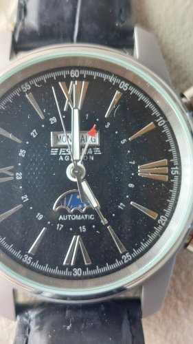 Ancienne montre mécanique automatique, Estana Agamon, 6010 ^