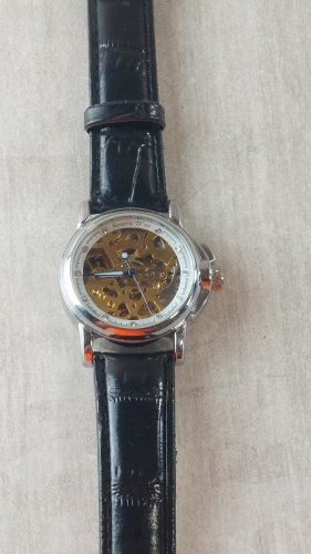 Ancienne montre mécanique automatique, Souris d'or