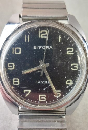 Ancienne montre mécanique, Bifora Lasso, vintage