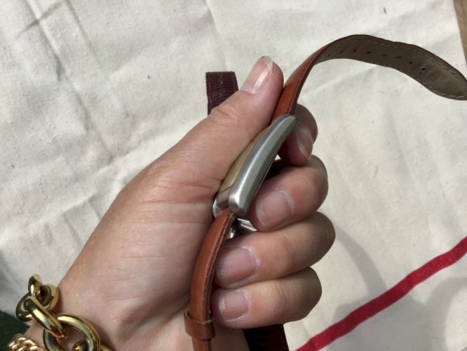 Ancienne Montre Mécanique LIP À RÉVISER BRACELET CUIR