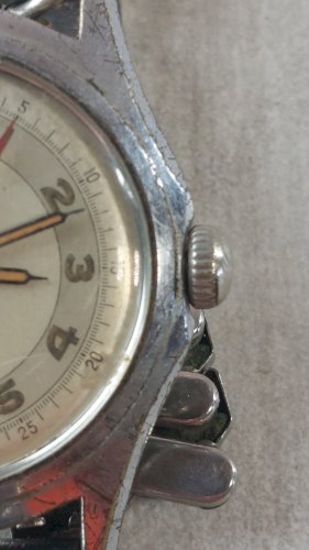 Ancienne montre mécanique, Ogival Fisk, non magnetic 17 jewels