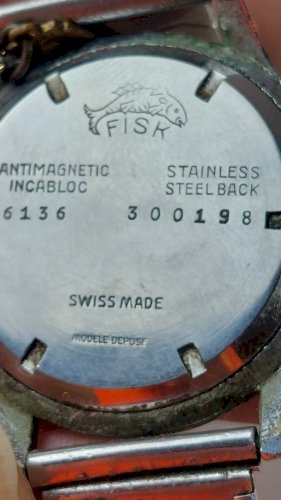 Ancienne montre mécanique, Ogival Fisk, non magnetic 17 jewels