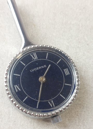 Ancienne montre pendentif / gousset, mécanique, Lucerne