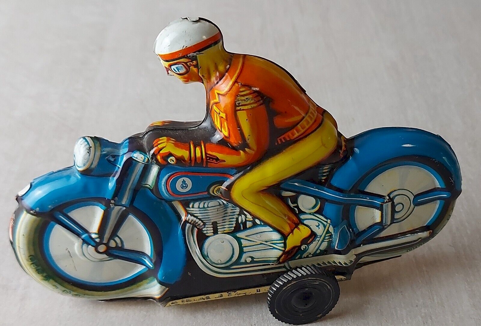 Course de motards lithographie originale de Geo Ham