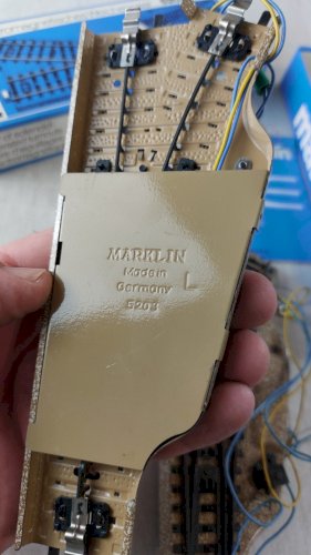 Ancienne paire d'aiguillages, Märklin 5202, en HO