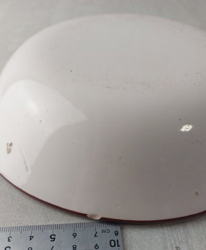 Ancienne paire d'assiettes creuses, décor oiseaux ,faïence de l'Est / Islettes