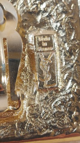 Ancienne paire de boucles d'oreilles clips, Robert Goossens, Yves Saint Laurent