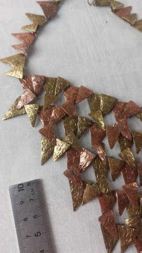 Ancienne parure de collier + boucles d'oreilles, Jean Baptiste Périclès Haiti