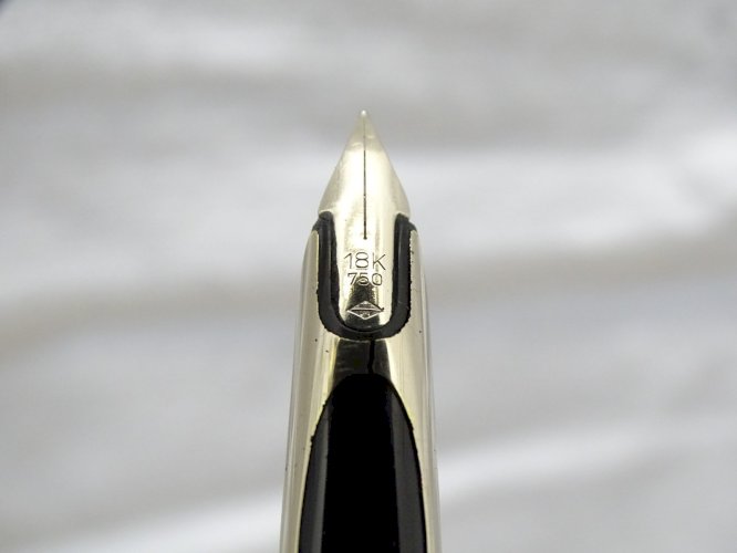 - ANCIENNE PARURE STYLOS PLUME et BILLE WATERMAN plume or 18 carats 750/°°°