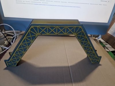 Old pedestrian bridge train scale 0 HORNBY 1950