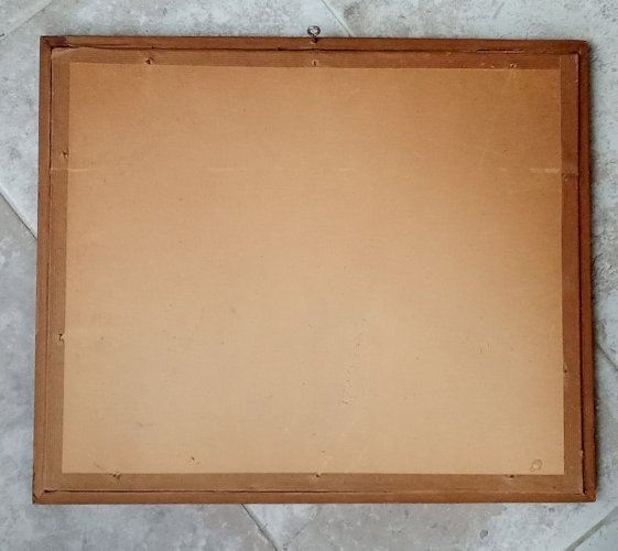 Ancienne peinture aquarelle Sallertaine Marais Vendée signée Chesneau  20 ème