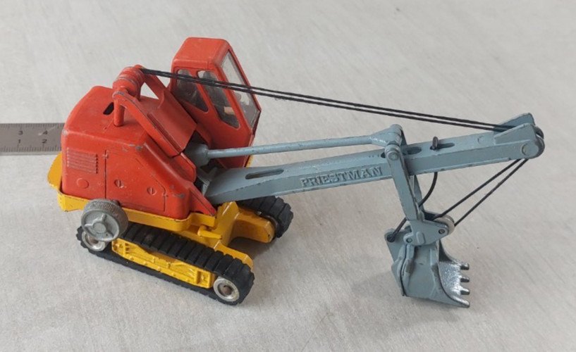 Ancienne pelle Priestman Cub / pelleteuse, Corgi Major ^