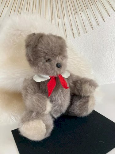 ? Ancienne Peluche Doudou Nounours Ours Pied, Tête & Bras Articulé Vintage
