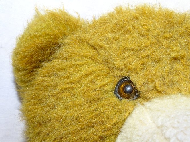 -ANCIENNE PELUCHE  GROS OURS CREATION OSB COLLECTION JOUETS ANCIENS DOUDOUS   D
