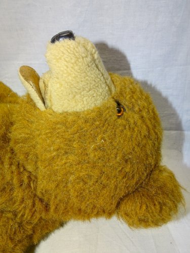 -ANCIENNE PELUCHE  GROS OURS CREATION OSB COLLECTION JOUETS ANCIENS DOUDOUS   D