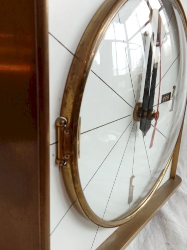 Ancienne Pendule Pendulette Horloge Quartz FFR Old French Clock Pendulum