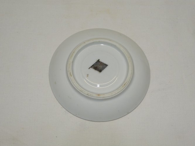 - ANCIENNE PETITE ASSIETTE ou SOUS TASSE à MOKA PORCELAINE CZECHOSLOVAKIA PSC  D