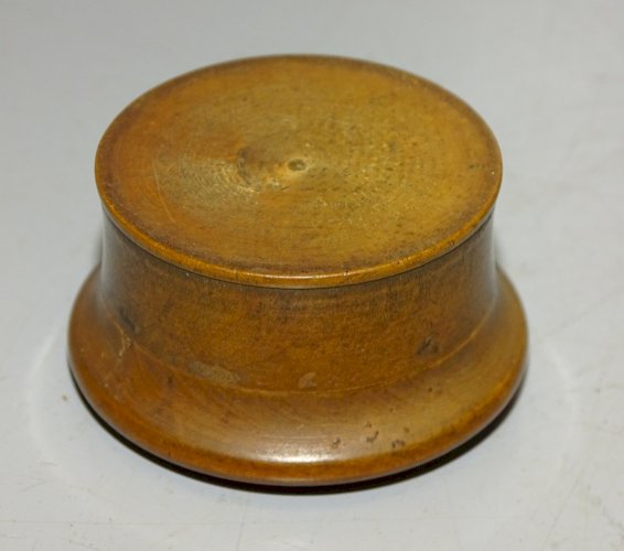 -ANCIENNE PETITE BOITE BOIS RELIQUAIRE PAPEROLLES à déchiffrer RELIGION  D