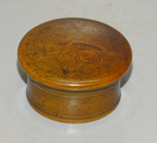 -ANCIENNE PETITE BOITE BOIS RELIQUAIRE PAPEROLLES à déchiffrer RELIGION  D