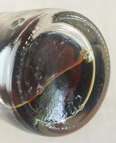 Ancienne petite bouteille de Coca Cola, 100 ans / centenaire, 1986 ^