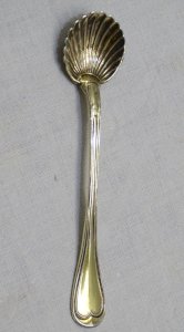 - ANCIENNE PETITE CUILLERE A MOUTARDE SEL CONFITURE Poinçon VIEILLARD Argent  D