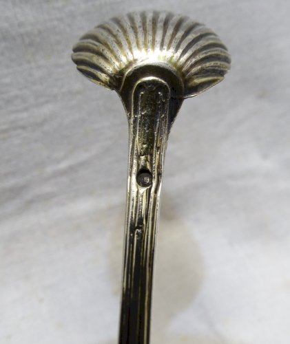 - ANCIENNE PETITE CUILLERE A MOUTARDE SEL CONFITURE Poinçon VIEILLARD Argent  D