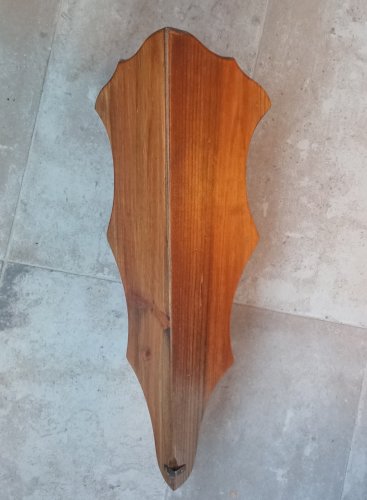 Ancienne Petite étagère Angle Bois 3 Niveaux meuble appoint Old Wooden shelf