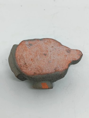 ancienne petite sculpture antropomorphe en terre cuite amerique du sud en bon etat