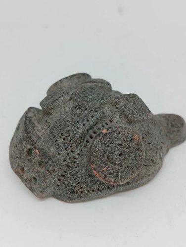 ancienne petite sculpture antropomorphe en terre cuite amerique du sud en bon etat