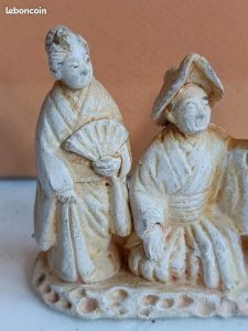 Ancient small sculpture in terracotta or plaster Japan?