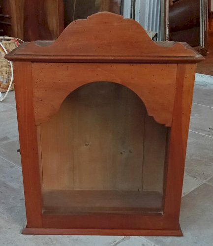 Ancienne Petite Vitrine En Bois à Poser  19 Ème Siècle Petit Mobilier Ancien