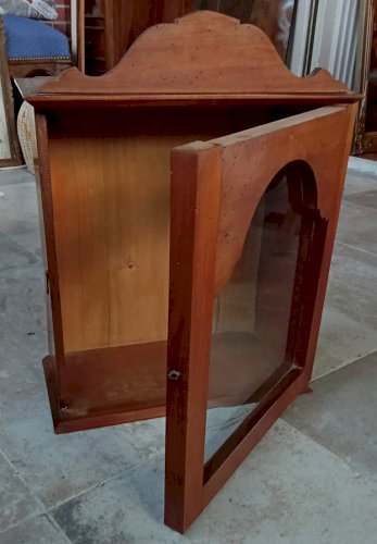 Ancienne Petite Vitrine En Bois à Poser  19 Ème Siècle Petit Mobilier Ancien