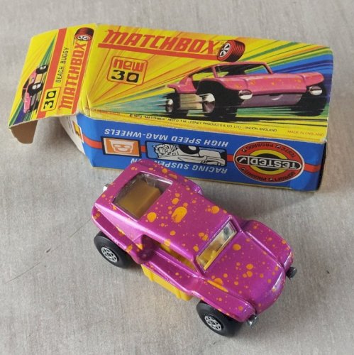 Ancienne petite voiture, Beach Buggy N°30, Matchbox Superfast