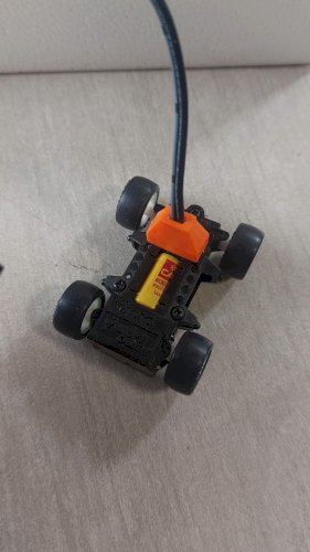 Ancienne petite voiture en plastique, Turbo Magnum, Joustra Ceji