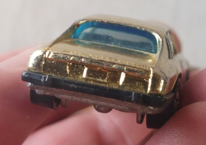 Ancienne petite voiture, Jaguar XJS or / gold, Hot Wheels Mattel 1977 ^
