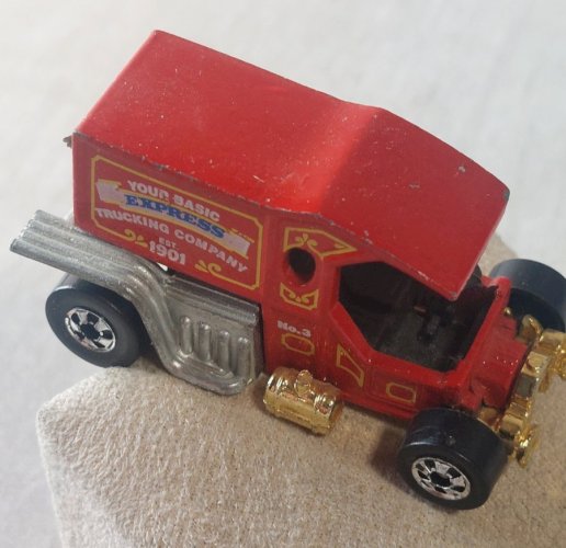 Ancienne petite voiture, T-Totaller, Hot Wheels Mattel 1976 ^