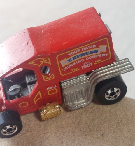 Ancienne petite voiture, T-Totaller, Hot Wheels Mattel 1976 ^