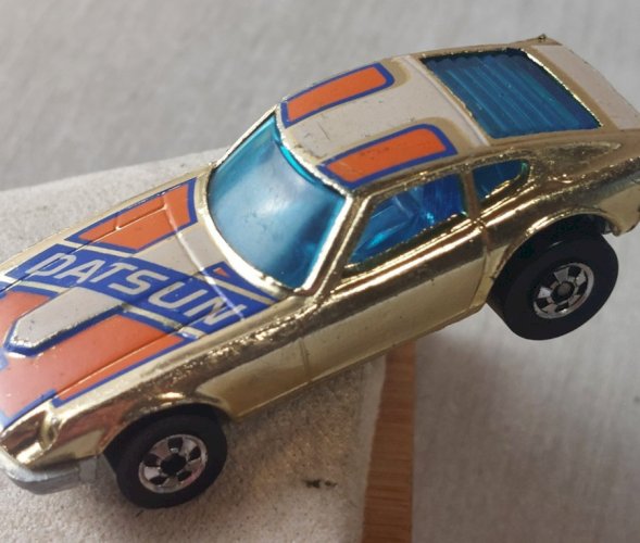 Ancienne petite voiture, Z Whiz or / gold, Hot Wheels Mattel 1976 ^