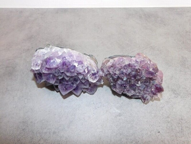 ANCIENNE PIERRES DE COLLECTION CRISTAL MAUVE AMETHYSTE