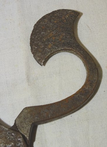 - ANCIENNE PINCE A SUCRE PINCE COUPE SUCRE FER FORGE JUS de GRENIER  déco    D