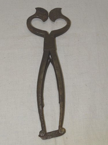 - ANCIENNE PINCE A SUCRE PINCE COUPE SUCRE FER FORGE JUS de GRENIER  déco    D