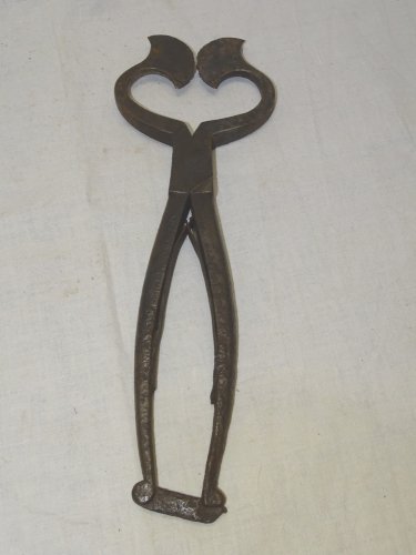 - ANCIENNE PINCE A SUCRE PINCE COUPE SUCRE FER FORGE JUS de GRENIER  déco    D