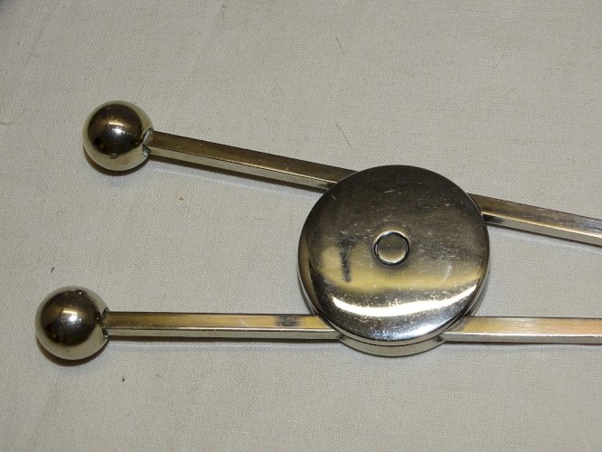 - ANCIENNE PINCE A SUCRE/Glaçons METAL CHROME JACQUES ADNET COLLECTION VINTAGE D