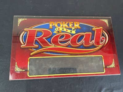 ANCIENNE PLAQUE POKER REAL PLAQUE D AFFICHAGE DES GAINS CASINOS