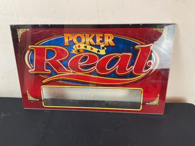 ANCIENNE PLAQUE POKER REAL PLAQUE D AFFICHAGE DES GAINS CASINOS